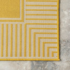 Tapis d'intérieur/extérieur classique à bordures Nuloom Leah