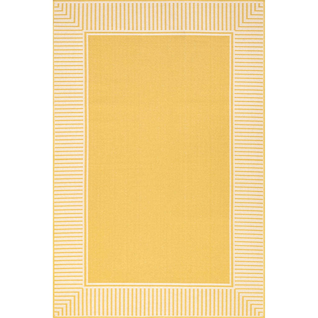 Tapis d'intérieur/extérieur classique à bordures Nuloom Leah
