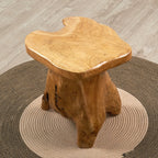 Support de table d'appoint en forme de champignon en racines de cèdre Greenage