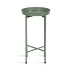 Table d'appoint ronde pliable en métal Kate and Laurel Celia - 14 x 14 x 26
