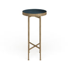 Table d'appoint ronde pliable en métal Kate and Laurel Celia - 14 x 14 x 26
