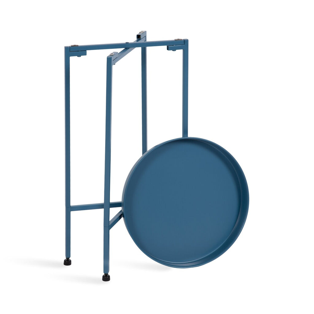 Table d'appoint ronde pliable en métal Kate and Laurel Celia - 14 x 14 x 26