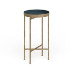 Table d'appoint ronde pliable en métal Kate and Laurel Celia - 14 x 14 x 26