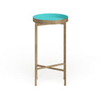 Table d'appoint ronde pliable en métal Kate and Laurel Celia - 14 x 14 x 26