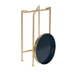 Table d'appoint ronde pliable en métal Kate and Laurel Celia - 14 x 14 x 26