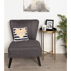 Table d'appoint ronde pliable en métal Kate and Laurel Celia - 14 x 14 x 26