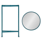 Table d'appoint ronde pliable en métal Kate and Laurel Celia - 14 x 14 x 26