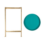 Table d'appoint ronde pliable en métal Kate and Laurel Celia - 14 x 14 x 26