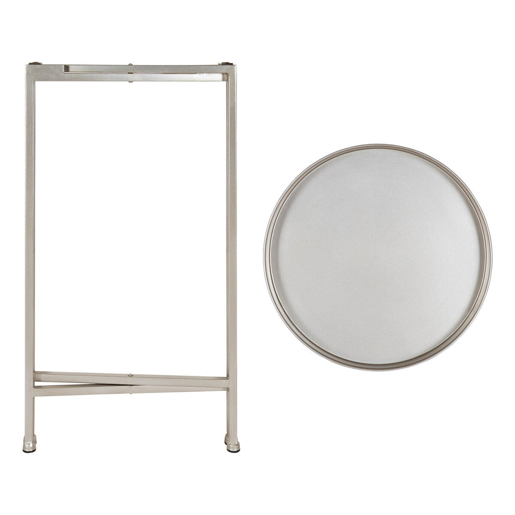 Table d'appoint ronde pliable en métal Kate and Laurel Celia - 14 x 14 x 26