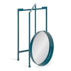 Table d'appoint ronde pliable en métal Kate and Laurel Celia - 14 x 14 x 26