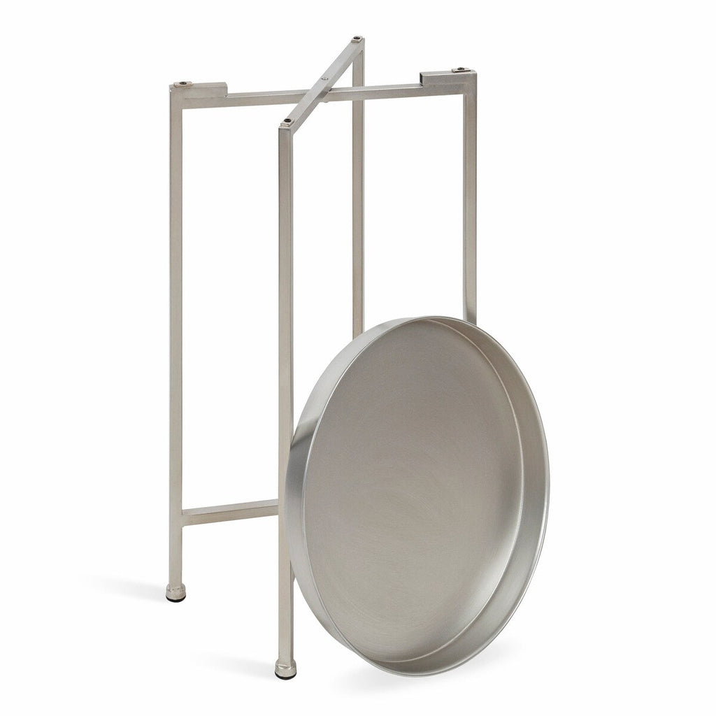 Table d'appoint ronde pliable en métal Kate and Laurel Celia - 14 x 14 x 26