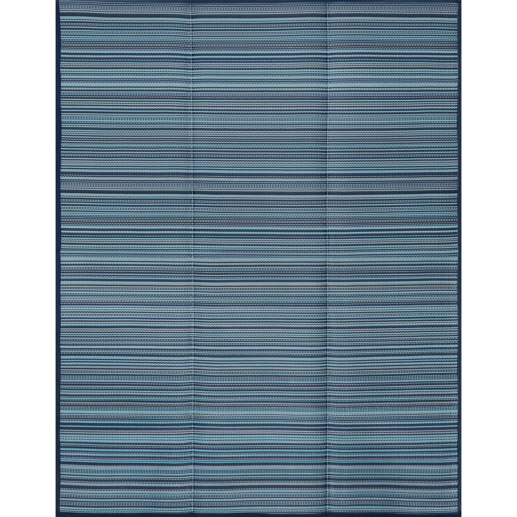 Tapis d'intérieur et d'extérieur à rayures de plage Lalune