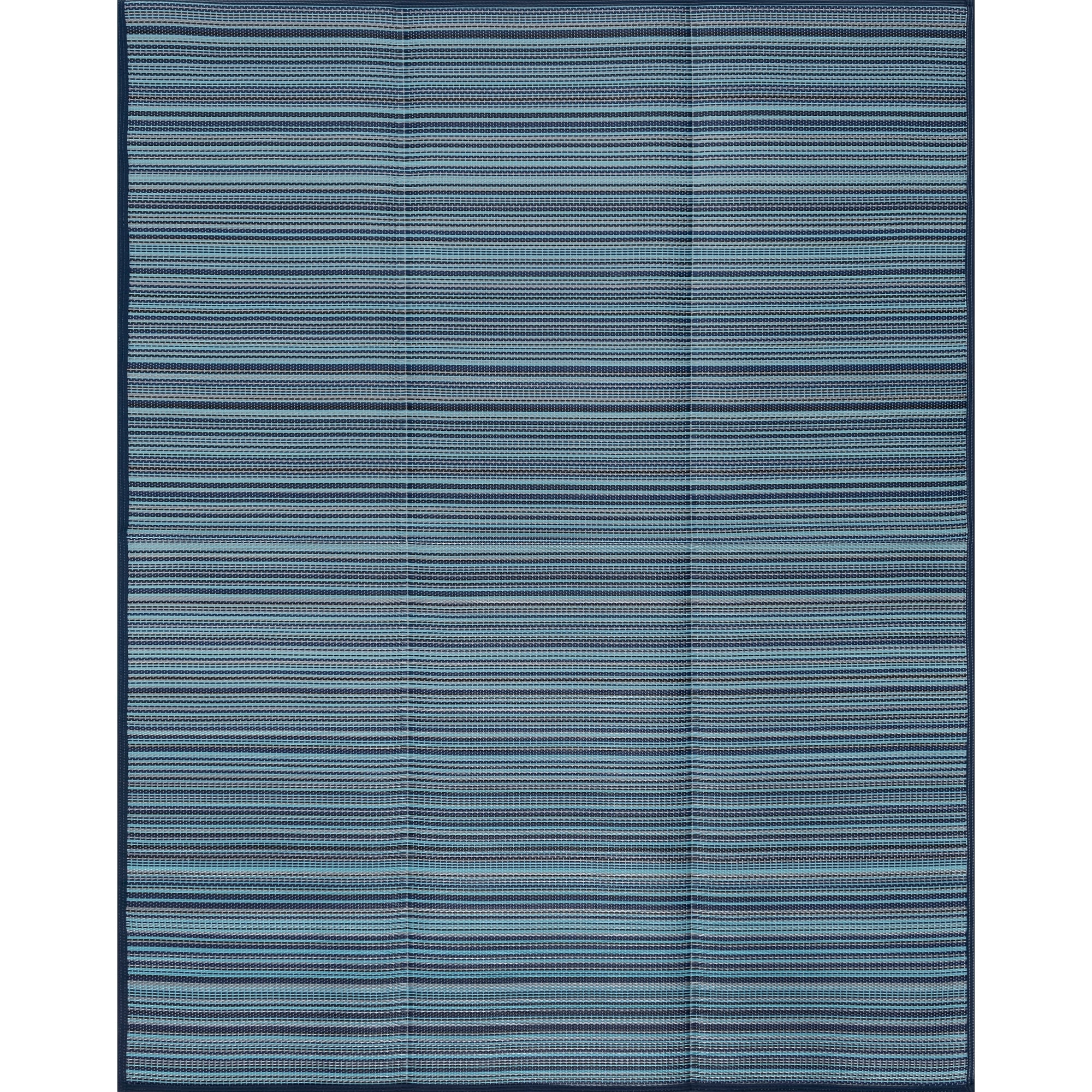 Tapis d'intérieur et d'extérieur à rayures de plage Lalune