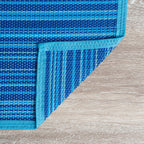 Tapis d'intérieur et d'extérieur à rayures de plage Lalune