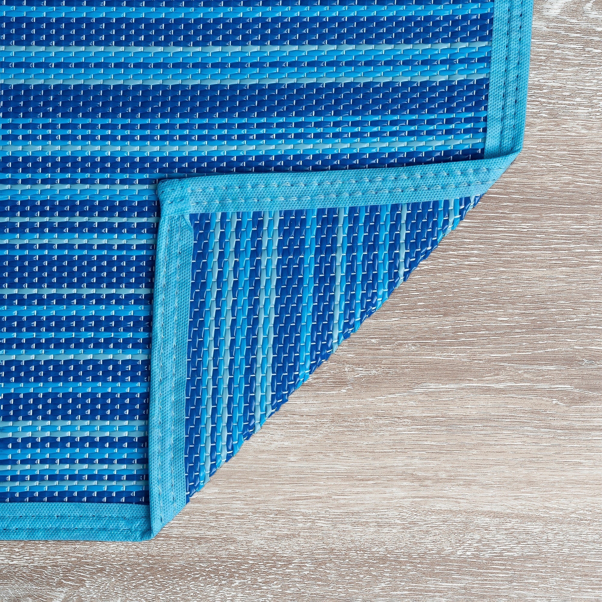 Tapis d'intérieur et d'extérieur à rayures de plage Lalune