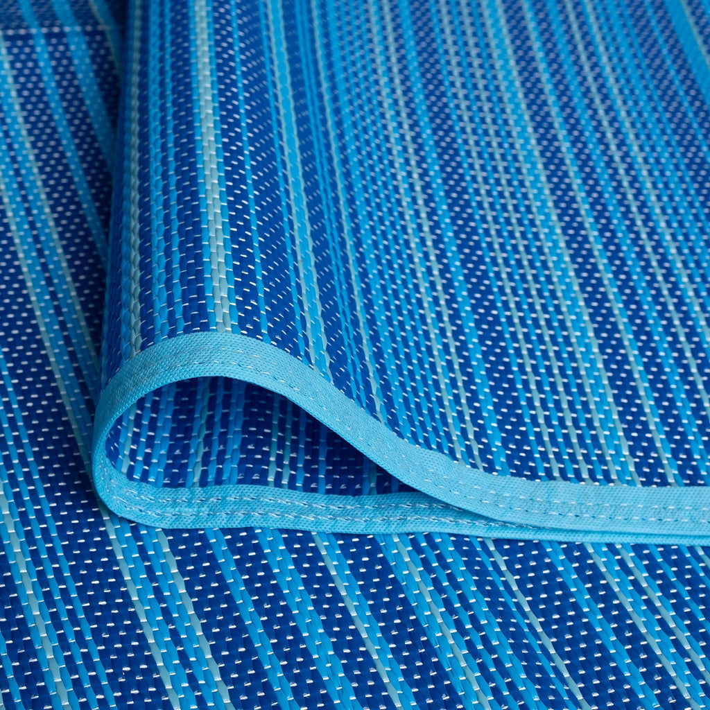 Tapis d'intérieur et d'extérieur à rayures de plage Lalune