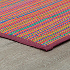 Tapis d'intérieur et d'extérieur à rayures de plage Lalune