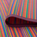 Tapis d'intérieur et d'extérieur à rayures de plage Lalune