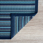 Tapis d'intérieur et d'extérieur à rayures de plage Lalune