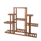 Grande échelle multi-plantes en bois pour jardinière
