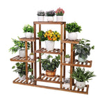 Grande échelle multi-plantes en bois pour jardinière