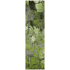 Tapis Chantille floral moderne lavable en machine pour intérieur/extérieur
