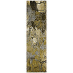 Tapis Chantille floral moderne lavable en machine pour intérieur/extérieur