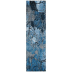 Tapis Chantille floral moderne lavable en machine pour intérieur/extérieur