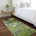 Tapis Chantille floral moderne lavable en machine pour intérieur/extérieur