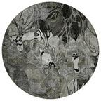 Tapis Chantille floral moderne lavable en machine pour intérieur/extérieur