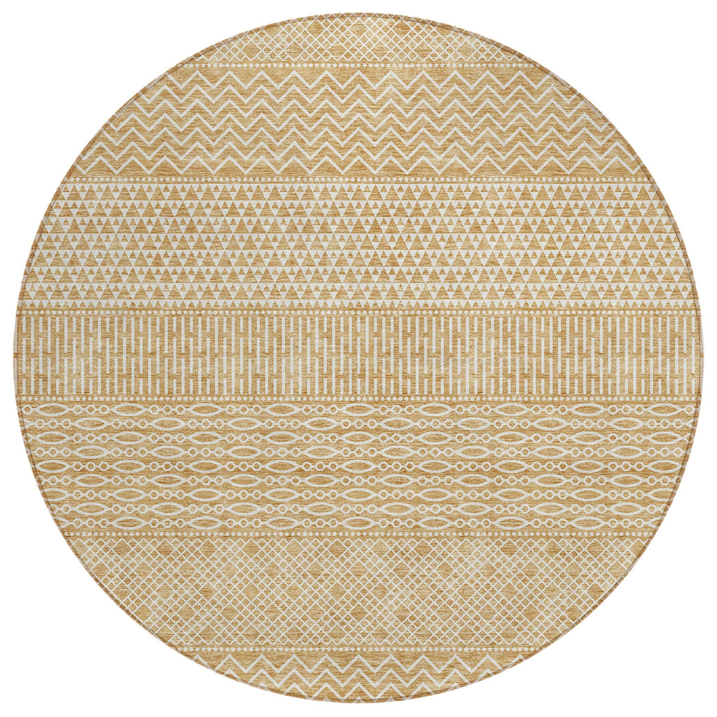 Tapis Chantille moderne à rayures, lavable en machine, pour intérieur et extérieur