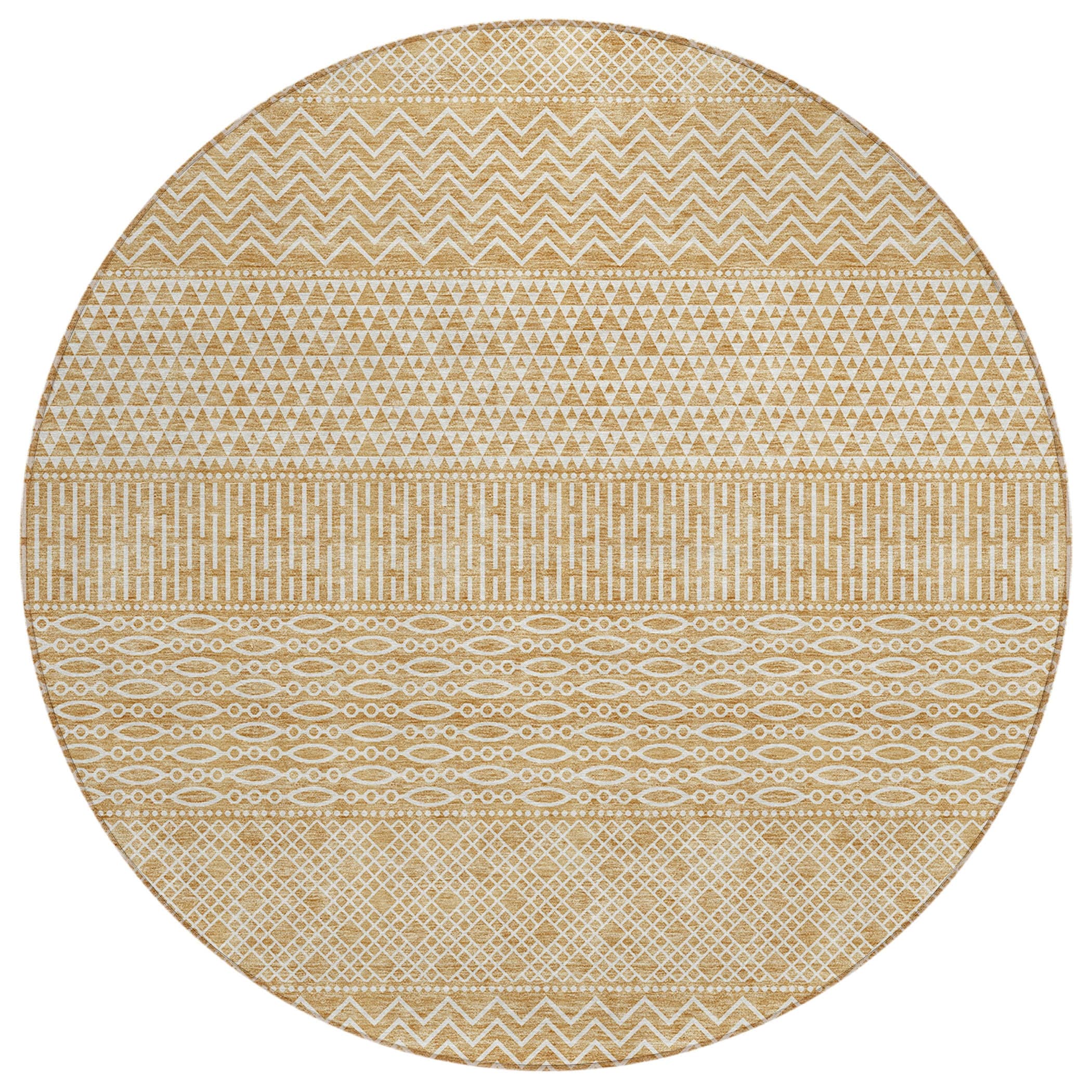 Tapis Chantille moderne à rayures, lavable en machine, pour intérieur et extérieur