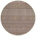 Tapis Chantille moderne à rayures, lavable en machine, pour intérieur et extérieur