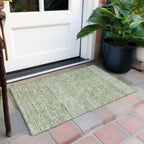Tapis Chantille moderne à rayures, lavable en machine, pour intérieur et extérieur