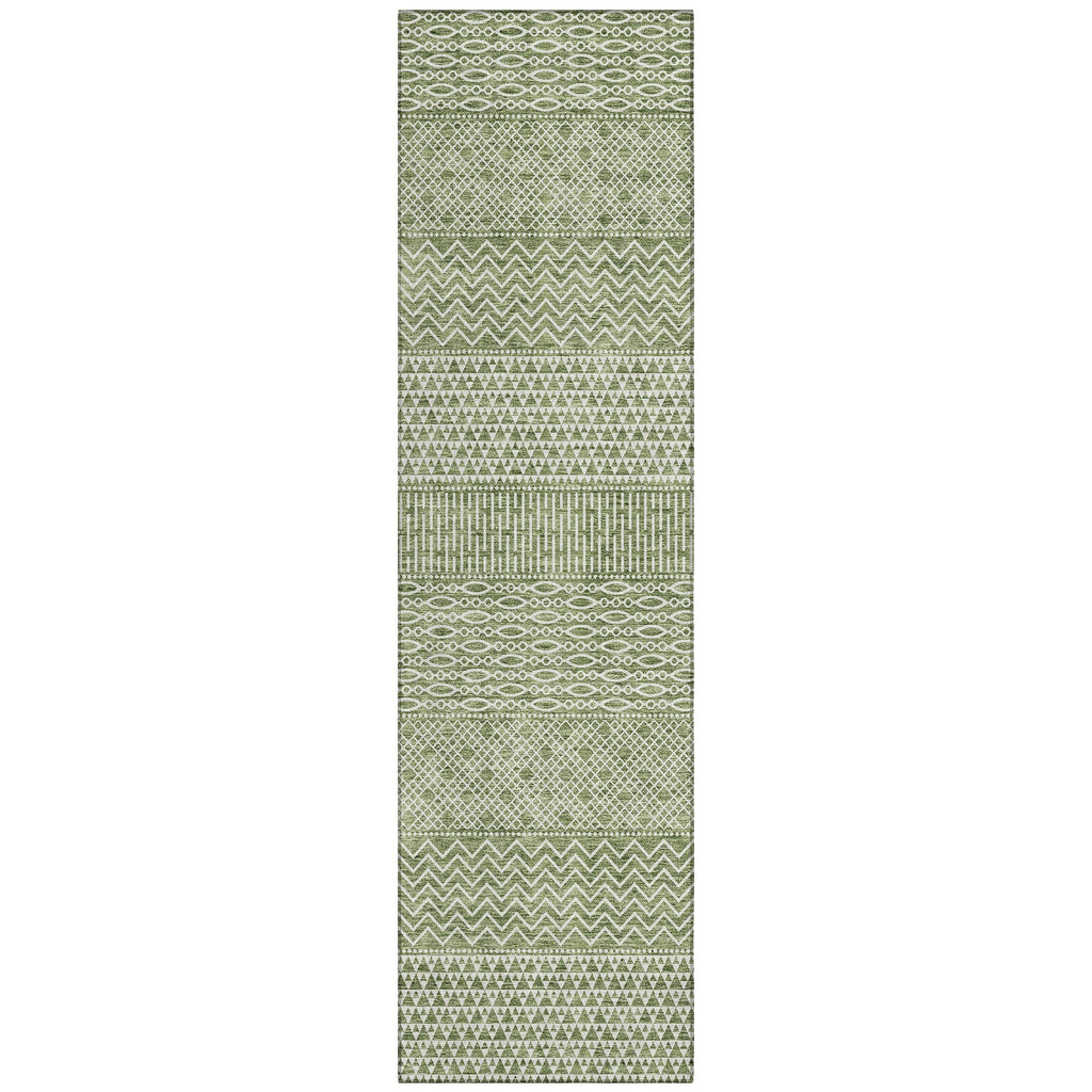 Tapis Chantille moderne à rayures, lavable en machine, pour intérieur et extérieur