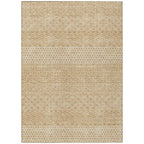 Tapis Chantille moderne à rayures, lavable en machine, pour intérieur et extérieur