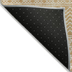Tapis Chantille moderne à rayures, lavable en machine, pour intérieur et extérieur