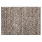Tapis Chantille moderne à rayures, lavable en machine, pour intérieur et extérieur