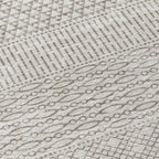 Tapis Chantille moderne à rayures, lavable en machine, pour intérieur et extérieur