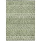 Tapis Chantille moderne à rayures, lavable en machine, pour intérieur et extérieur
