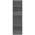 Tapis Chantille moderne à rayures, lavable en machine, pour intérieur et extérieur