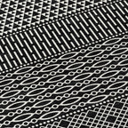 Tapis Chantille moderne à rayures, lavable en machine, pour intérieur et extérieur