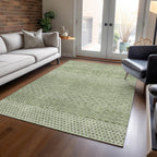 Tapis Chantille moderne à rayures, lavable en machine, pour intérieur et extérieur
