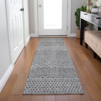 Tapis Chantille moderne à rayures, lavable en machine, pour intérieur et extérieur
