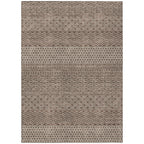 Tapis Chantille moderne à rayures, lavable en machine, pour intérieur et extérieur