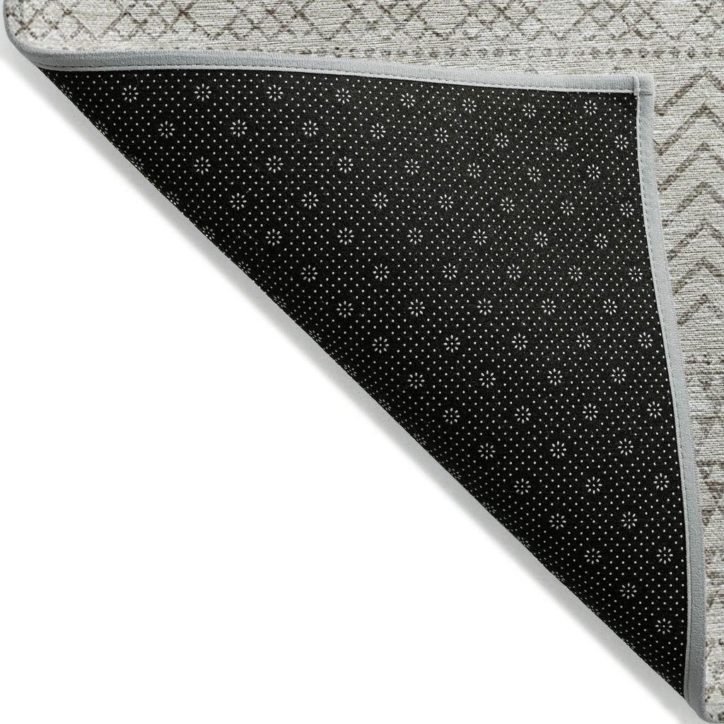 Tapis Chantille moderne à rayures, lavable en machine, pour intérieur et extérieur