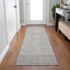 Tapis Chantille moderne à rayures, lavable en machine, pour intérieur et extérieur