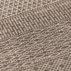 Tapis Chantille moderne à rayures, lavable en machine, pour intérieur et extérieur