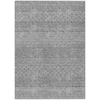 Tapis Chantille moderne à rayures, lavable en machine, pour intérieur et extérieur