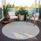 Tapis Chantille moderne à rayures, lavable en machine, pour intérieur et extérieur